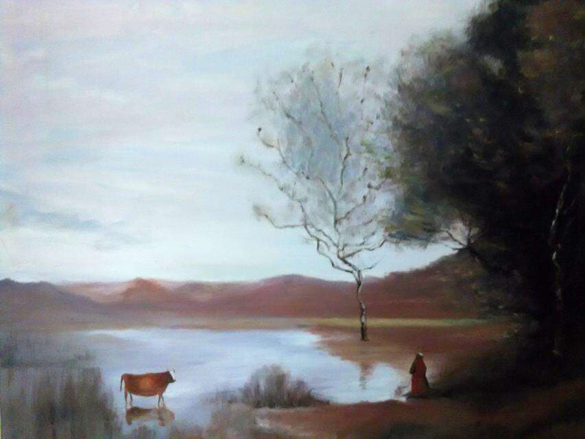 油画《梦境》